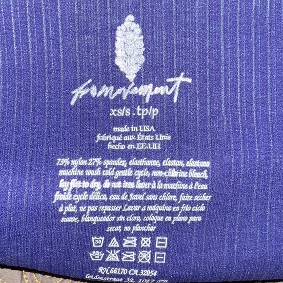 FIRM PRICE 💙NWOT FREE PEOPLE GOOD KARMA RUNNING  SHORTS - Picture 8 of 8